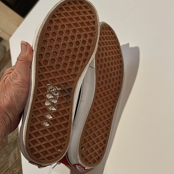 Vans Ferocious Flames Red Hi Top Sneakers - Picture 7 of 12